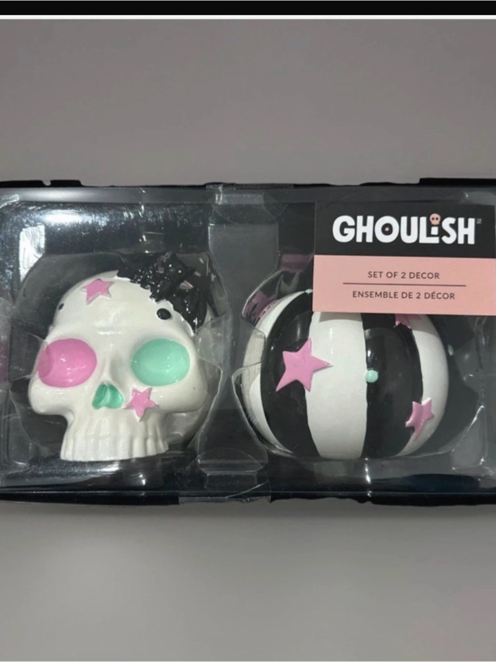 Ghoulish Skull & Pumpkin Star Fashion Halloween Decor